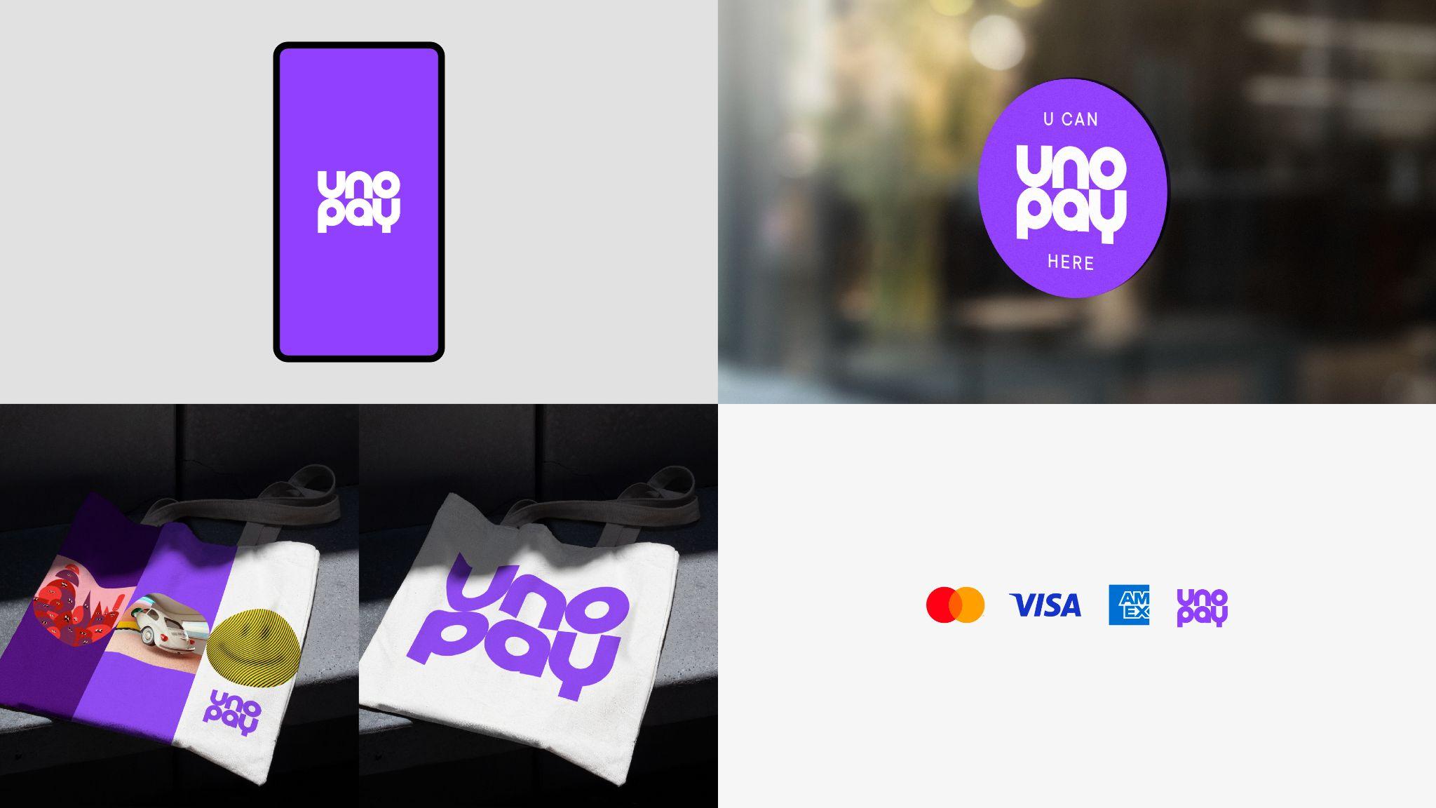 UnoPay brand applications